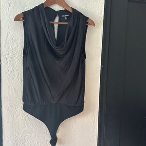 Steve Madden Black Jayde Bodysuit